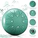 Sannofair Rain Drum for Outside, Steel Tongue Drum 8 Notes 6 Inches Chakra Tank Drum, for Yoga Musical Education,with Drumsticks Drumstick Stand Tutorial Book Note Stickers Finger Cots(Malachite)