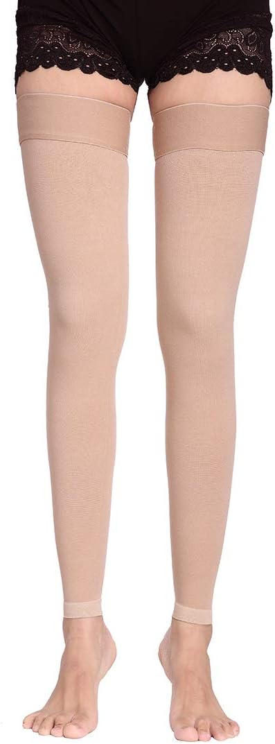 Thigh High Compression Socks for Men & Women, 20-30 mmHg Compression Stockings.