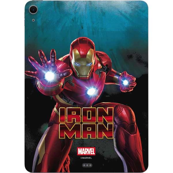 Skinit Decal Tablet Skin Compatible with iPad Air 11in (2024-2025) - Officially Licensed Marvel Iron Man Repulsor Blast Design