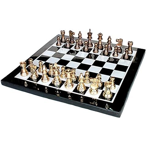 StonKraft Decorative Marble Chess Board Set Cover