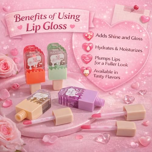 Image of 6PC Lip Gloss Combo, Waterproof Clear Transparent | Lip Plumper, Long Lasting, Non-sticky, Repair Moisturizing Hydrating for Women & Girl