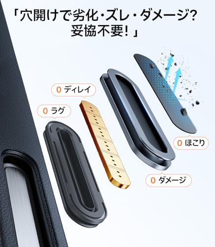 undefined 【米軍規格・360°回転吸着多機能一体 】TORRAS iPhone 16 Pro 用 ケース カメラ操作カバー付き 縦横両対応 リング付き マグネット搭載 ワイヤレス充電対応 耐衝撃 防指紋 半透明 Ostand Q3 Spin ブラック の商品画像 6