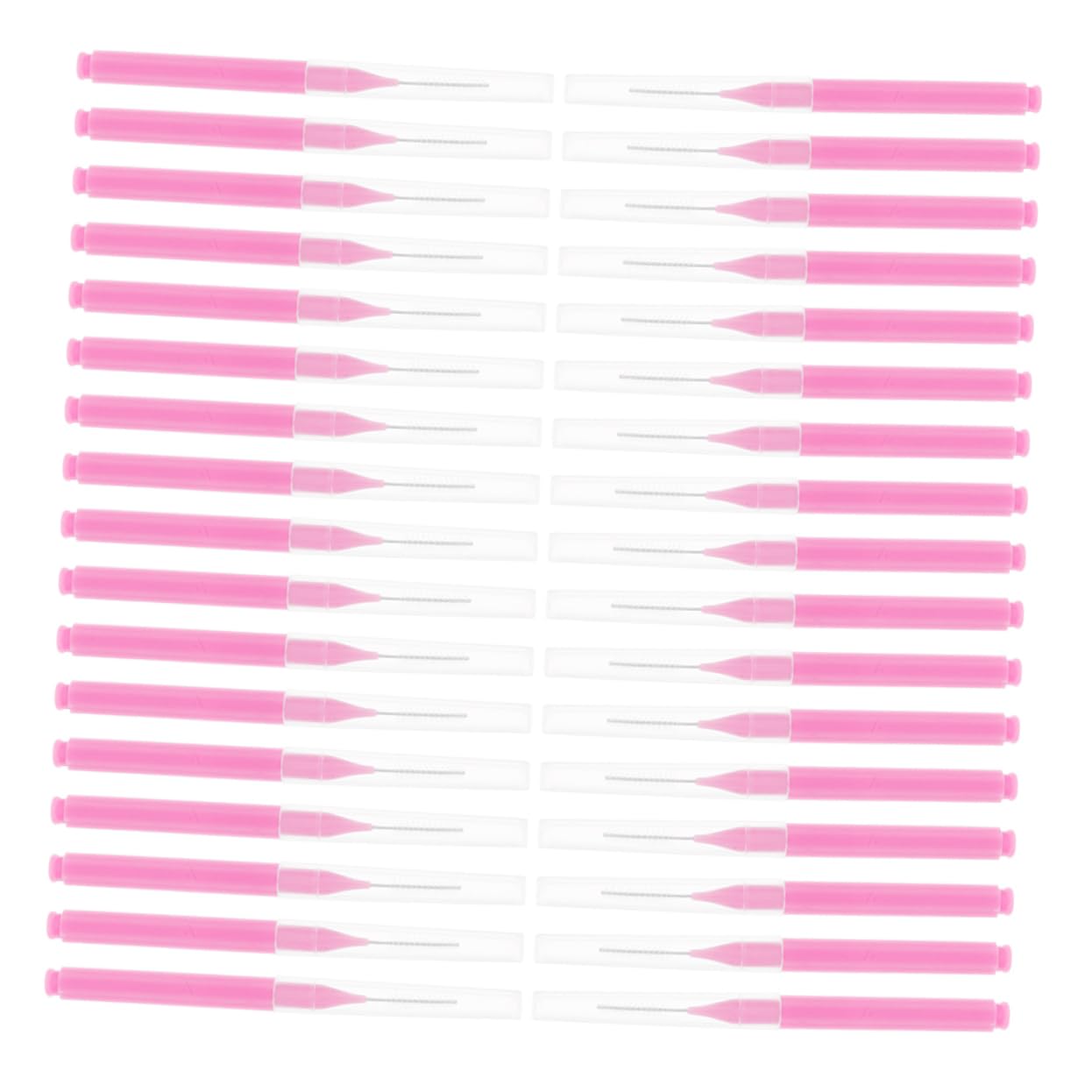 Brossettes Interdentaires 200 Pcs Rose, Manche Ergonomique Pp