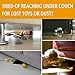 BOWERBIRD Clear Toy Blockers for Furniture - Stop Things from Going Under Couch Sofa Bed and Other Furniture - Suit for Hard Surface Floors Only