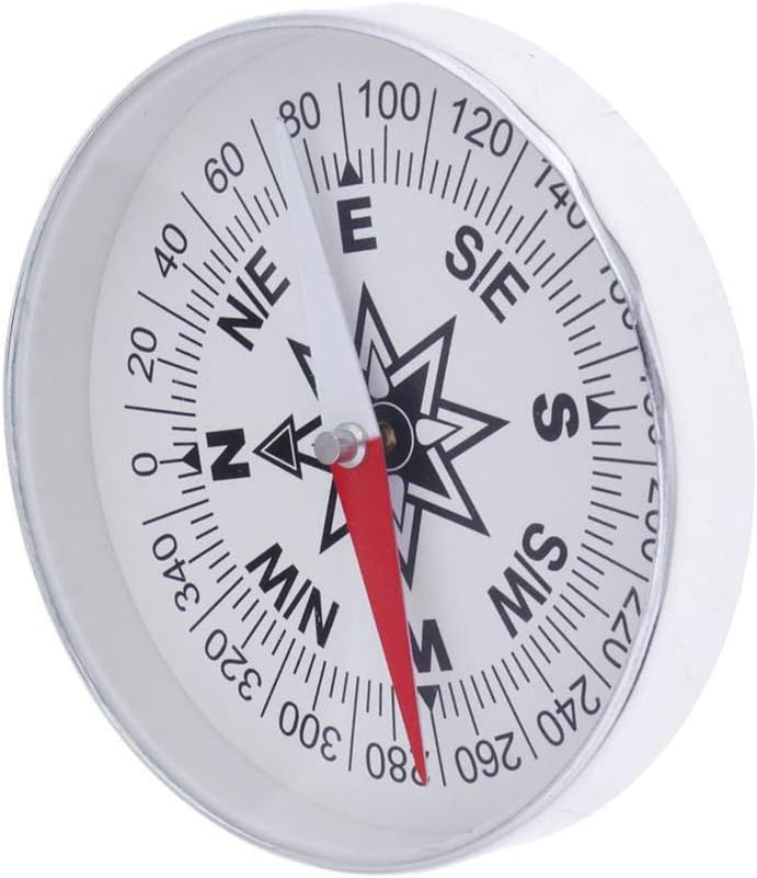 Metal Survival Sighting Compass Waterproof Emergency Tool for Mountaineering Kayaking Boating Camping Hiking Backpacking