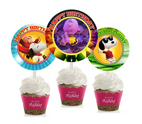 12 Cupcake Toppers For Birthday Party B07Cqrd8D1 #TOP26