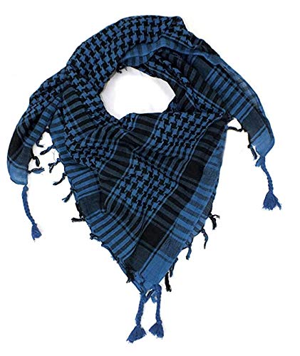 JMP Boy's Cotton Arab SheJMPh Desert Army for Head and Neck Scarves (Blue & Black) - Image 3 thumbnail
