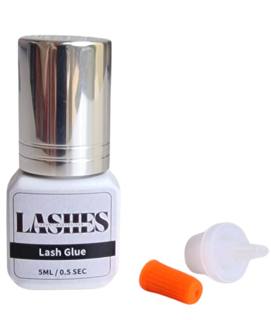 Colle Noir à Extension de Cils pour Professionnels - Colle Cils Séchage Ultra Rapide (0,5 à 1 sec) Facile à Travailler et Tenue Longue Durée - (5ml)