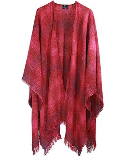 Kerry Woollen Mills Celtic Ruana Long Shawl Irish Wool Lambswool