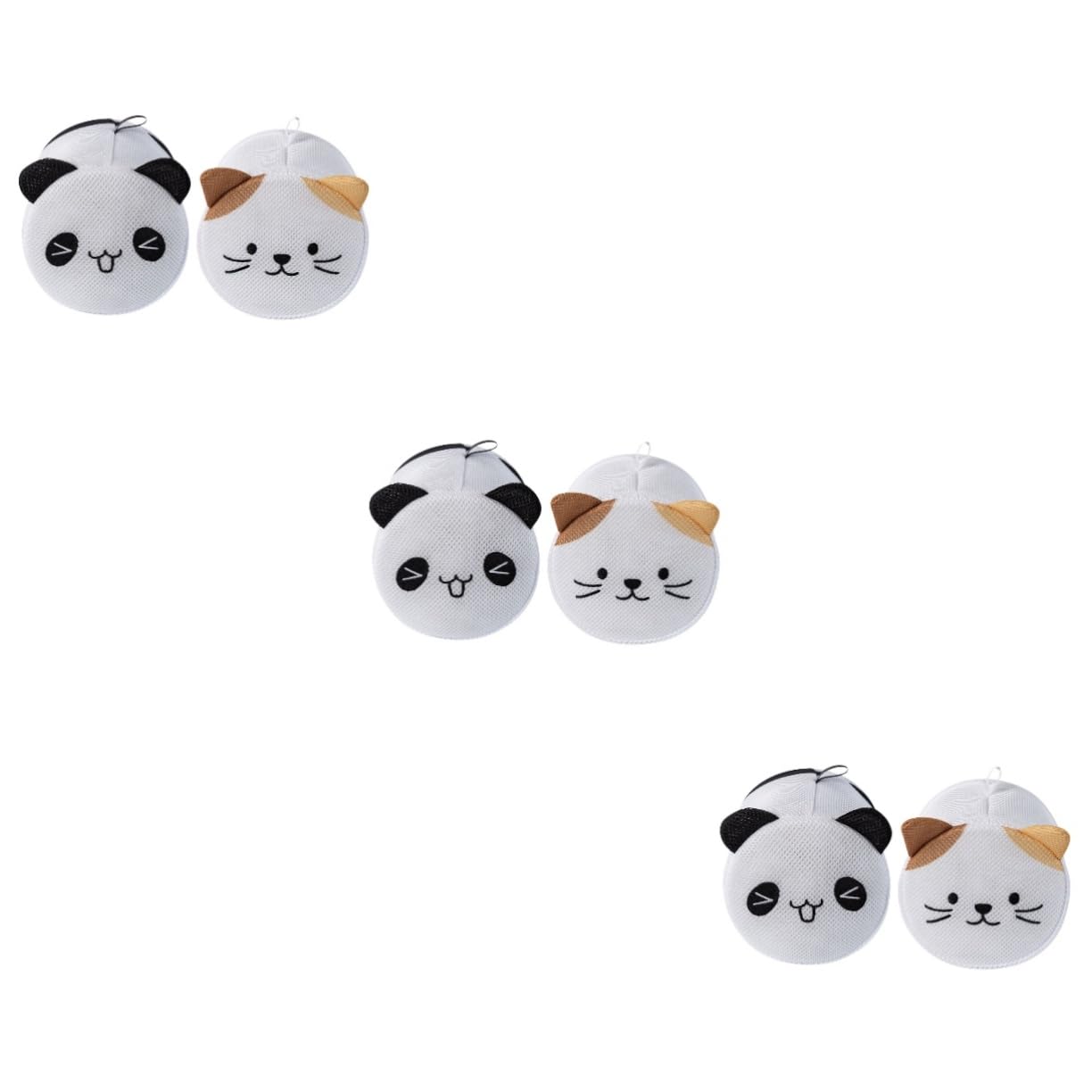 Alipis 6stücke Wäschenetze Für Waschmaschine Cartoon Katzen Design Für Unterwäsche Und Socken Atmungsaktives Mesh Material Für Empfindliche Textilien Gelbe Katzenmuster