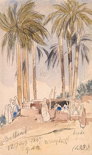 Impression d'affiches sur toile Ballianeh Edward Lear portrait mural géant 60x90cm