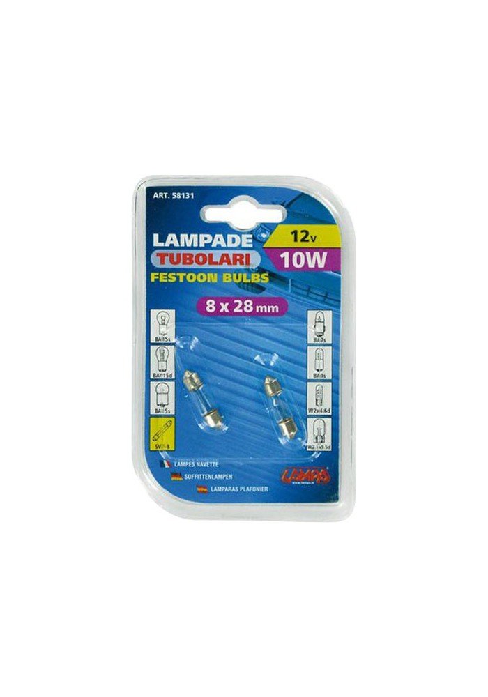 Lampa 58131 Tubular Lamp 10 Watt/8 x 28 mm