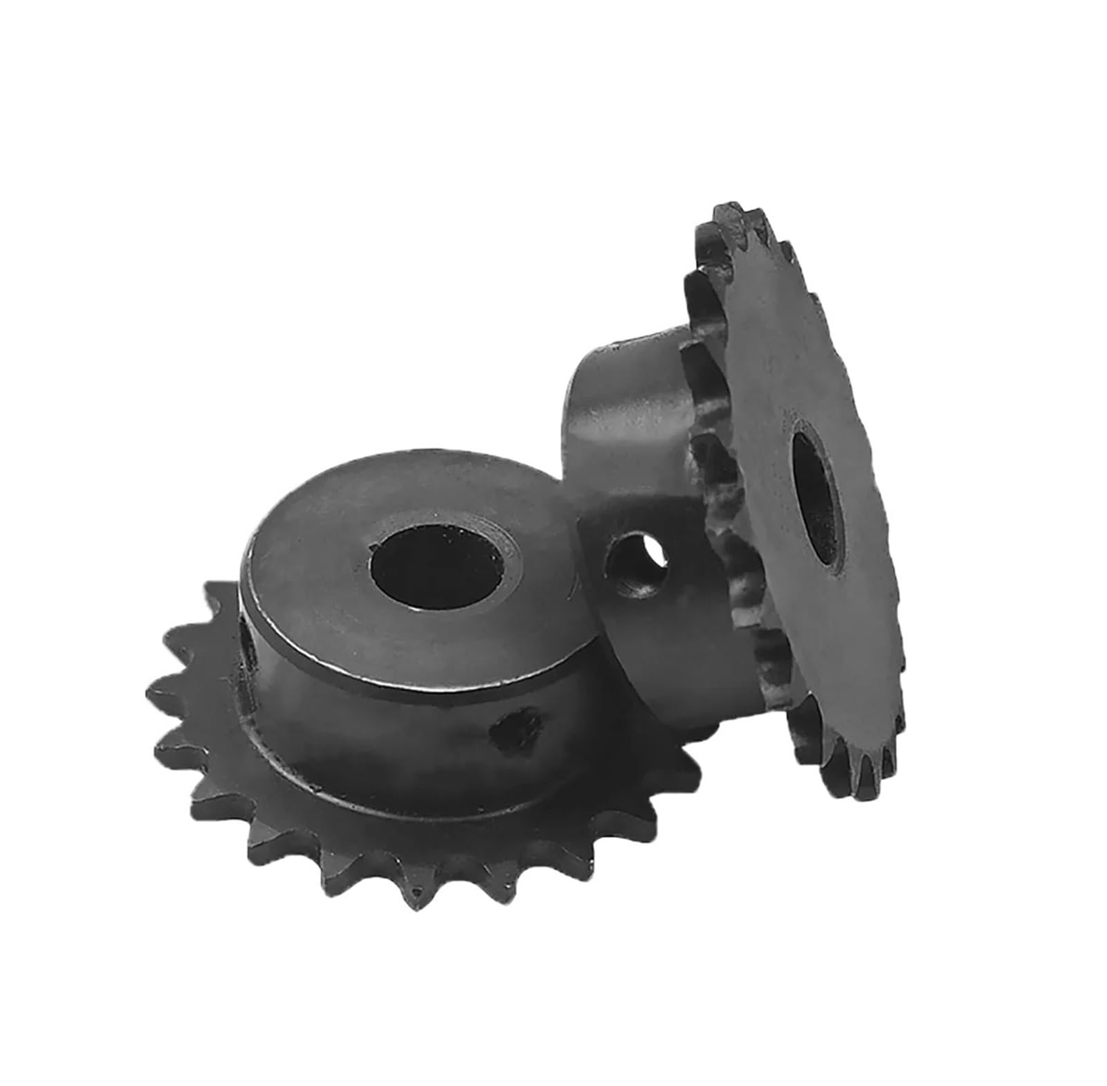 Bevel Gear Pinion Hardware Mechanical 1pcs 04C Sprocket Wheel 21Teeth 25H Chain Gear with Step Steel Bore 6/8/10/12/14/15/16mm Transmission Gears(6mm)