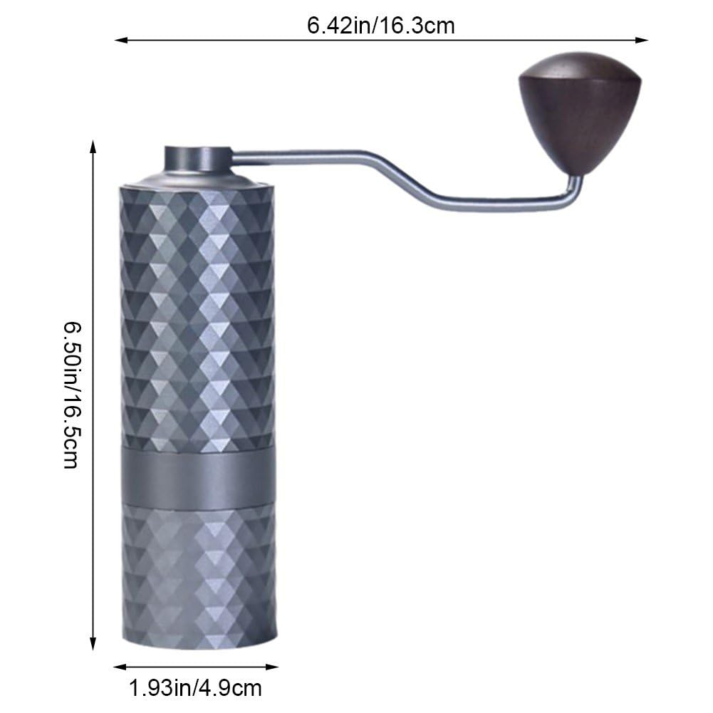 Molinillo De Café Manual, Molinillo De Café Manual, Molinillo De Café En Grano De Rebaba Portátil, Rebaba Manual Ajustable De Acero Inoxidable, Máquina De Café con Manivela