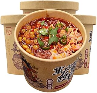 中華食材 重庆正宗酸辣粉 春雨スープ 即席春雨【6点セット】110g*6 激辛 はるまめ サンラーフン お得 粉 碗装酸辣粉丝 速食米粉 方便面 米线