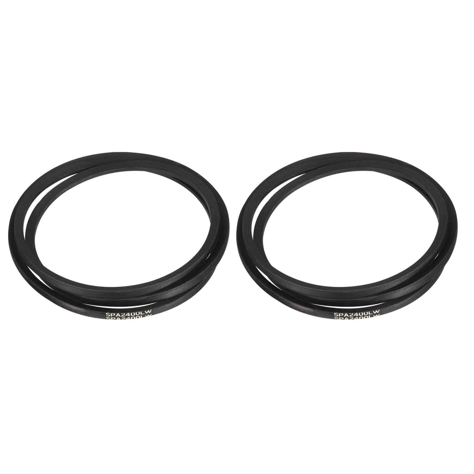 QUARKZMAN 2 Pcs Cinghia A V A Cuneo SPA2400 Per Trasmissione, 2400mm Lunghezza Primitiva Cinghia Stretta A V Cuneo Industriale In Gomma Per Trasmissione Di Potenza Per Sistemi Settori