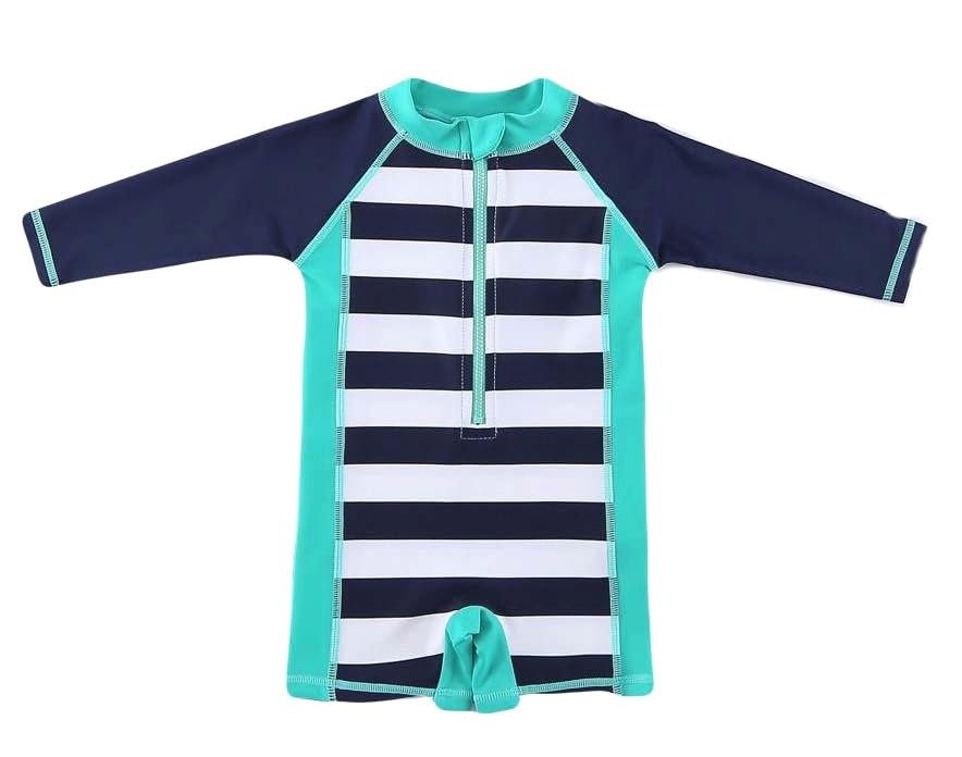 Acqua di Mare Maiô Bebê Menino Manga Longa Proteção UV 50+ Bebê 6...