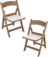 Vista 15 de BTEXPERT Sillas plegables de resina blanca para eventos, juego de 4, capacidad de peso de 1000 libras, asientos acolchados, apilables, ligeras