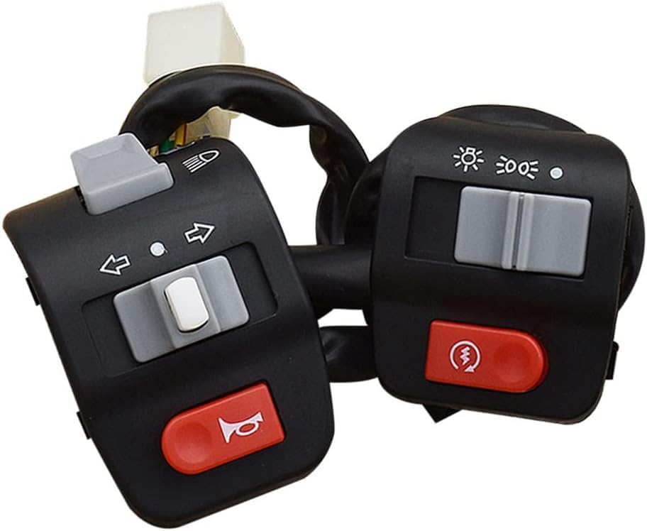 Okinawa Ampere Combi Switch for Electric Scooter, Handlebar Control Switch with Horn, Turn Signal, Headlight and High Beam Functions-image-15
