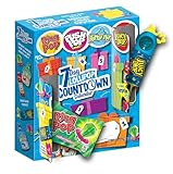 Bazooka Brands 7 Day Valentine's Candy Countdown Calendar, Full-Size Surprise Hard Candy Lollipops, Ring Pop, Push Pop, Baby Bottle Pop, Juicy Drop, Customizable Gift Box for Party Favors, Prizes