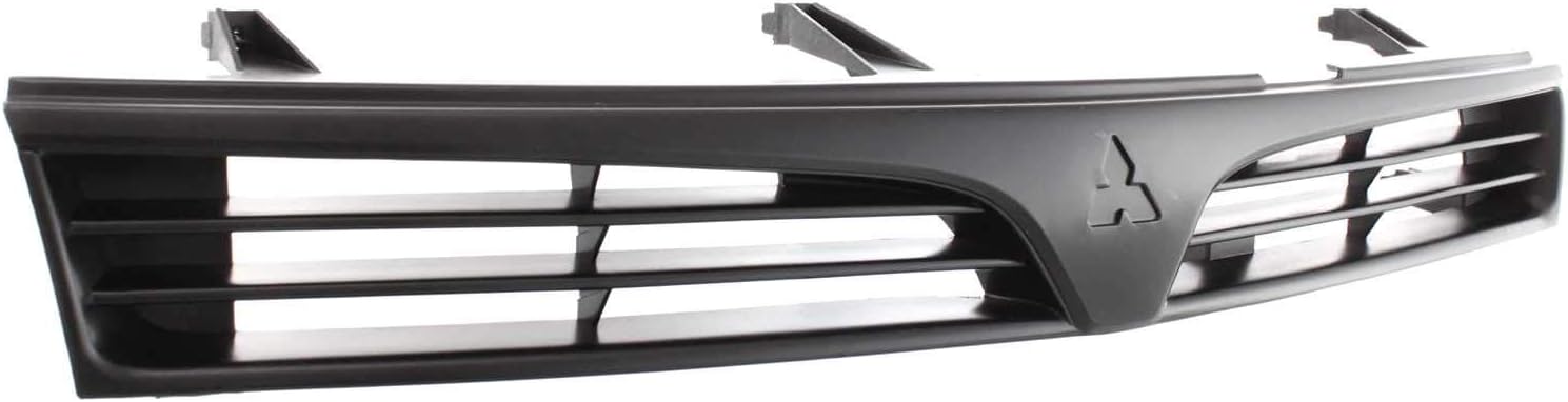 Garage-Pro Grille Assembly for MITSUBISHI MIRAGE 97-01 ABS Plastic Textured Black Sedan