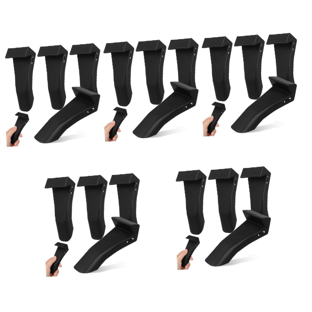 ULTECHNOVO 20pièces pour Mâchoires De Changeur De Pneus Couvre-Pince De Véhicule Accessoires pour Démontage De Pneus Les Dommages Installation Rapide Et Facile