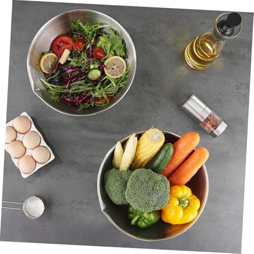 Bowl de acero inoxidable 24 cm para mezclar y cocinar miniatura 4