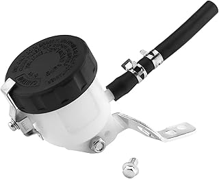 Brake Master Cylinder Oil Reservoir Fluid Bottle,Motorcycle Front Brake Reservoir, Brake Reservoir Sock, Master Cylinder Tank Oil Cup Fluid Bottle Reservoir for SV650 03-09 SV100S 03-07