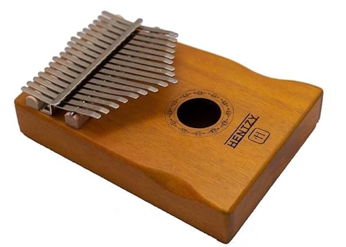 Kalimba 17 Chaves Piano de Mão Madeira Mogno Em C