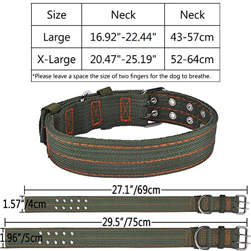 Collier militaire réglable pour stopper les tractions de chien
