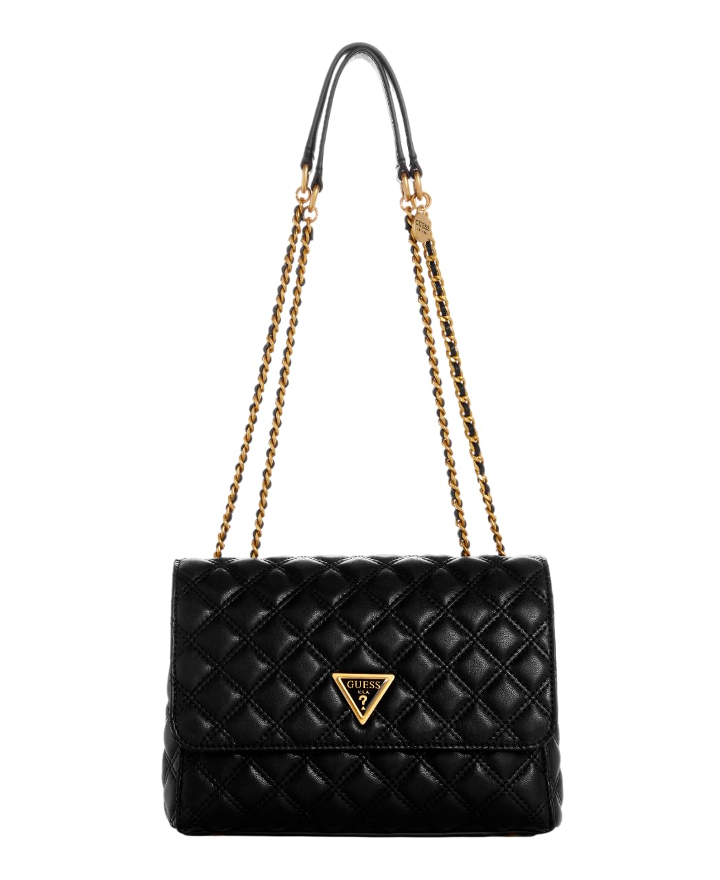 GUESS Polyester Stylish Giully 2 Compartment Sling Bag (Black) (B0CX98PZLM) Amazon Price History, Amazon Price Tracker