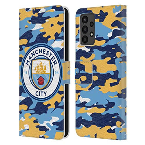 Coque Manchester City Galaxy A13 protège écran anti choc étui portefeuille cuir