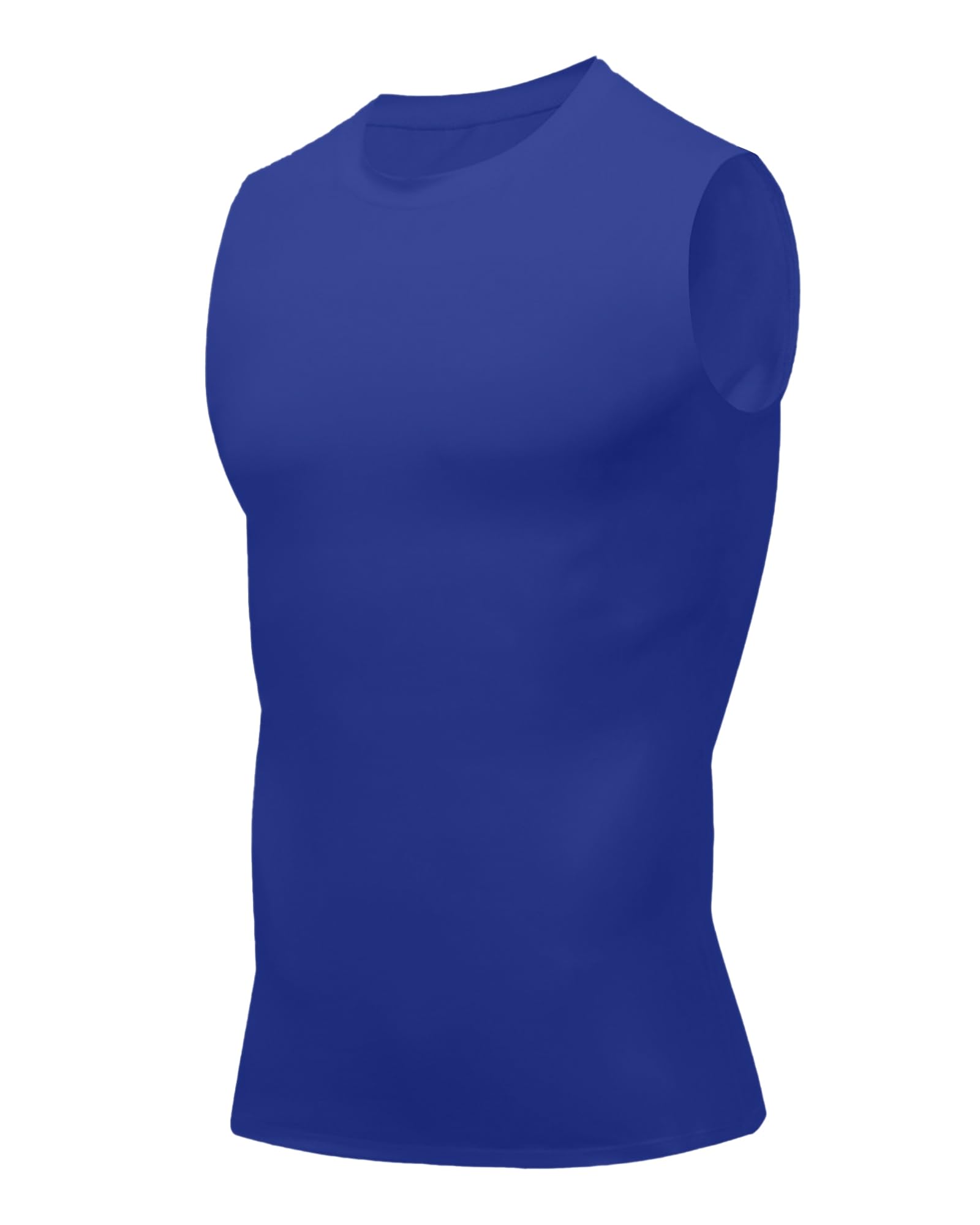 Compression Shirt Men Slimming Body Shaper Vest Crewneck Workout Tank Top