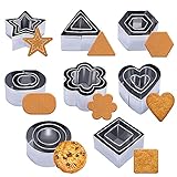 plätzchen ausstechformen edeka 🍪 [24 Stück mini ausstecher-Set] - Das kleine Ausstecher-Kit besteht aus 430 Edelstahl und macht sie so stabil, dass sie ihre Form behalten, rostfrei, leicht zu verwenden und zu waschen.