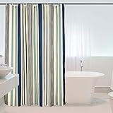 Alojamiento / Sr. Agua MICHAELA BLAKE Útil Vertical Rayas Tejido de poliéster Cortina de Ducha Resistente al Moho Baño Lavable Cortina a Prueba de Agua de baño Cortinas hogar Decorativo Appliance fácil de Usar