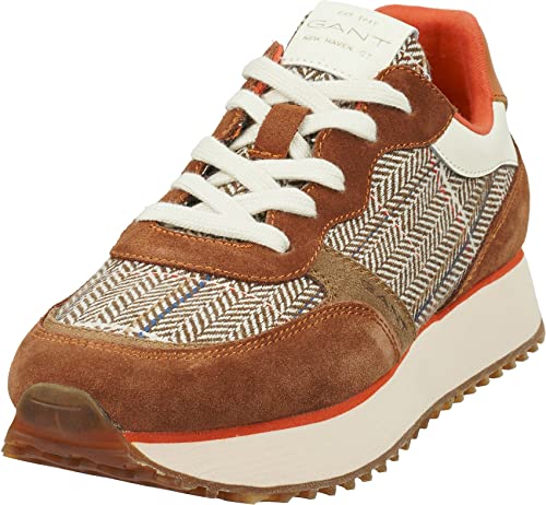GANT FOOTWEAR Damen Bevinda Sneaker, Toffee/orange, 36 EU