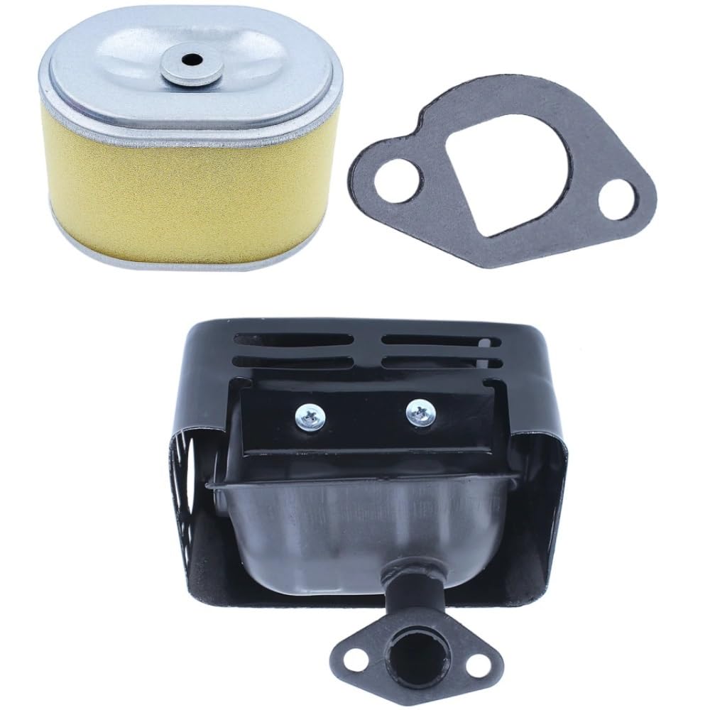 Kit de bujías de Filtro de Aire silenciador Apto for Motor GX160 GX200 GX120 GX140P 212 173 18310-ZE1-821 18310-ZE1-900 18310-ZF1-000