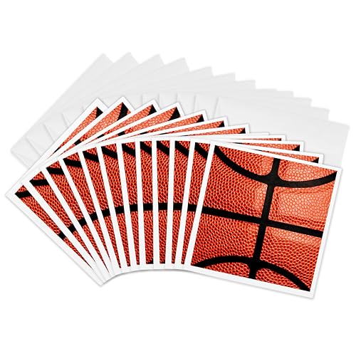 Cartes basket 3dRose lot de 12 cadeau parfait pour fan de basketball