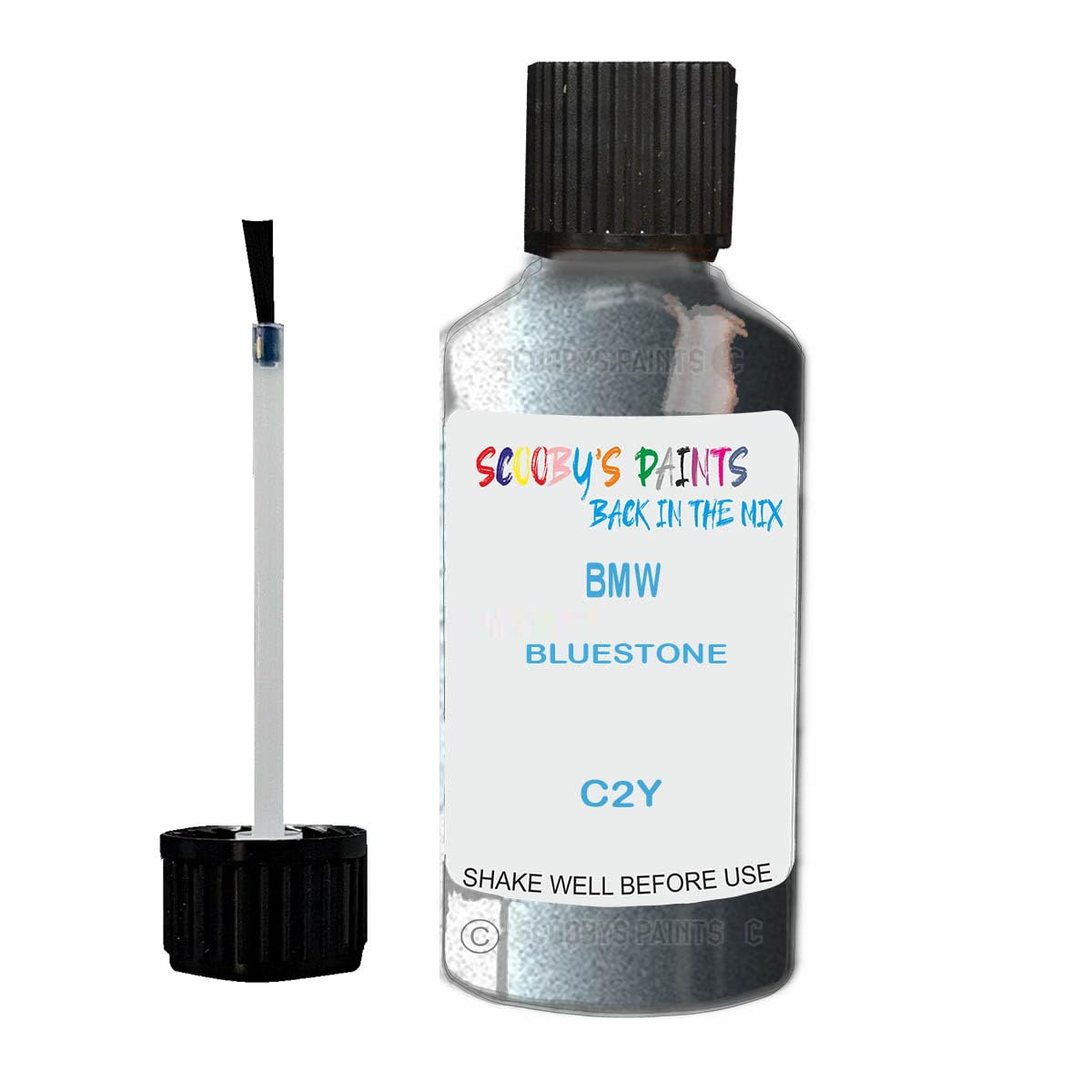 Scoobys Paints Back In The Mix Bluestone Touch Up Paint For Bmw C2y Metallic