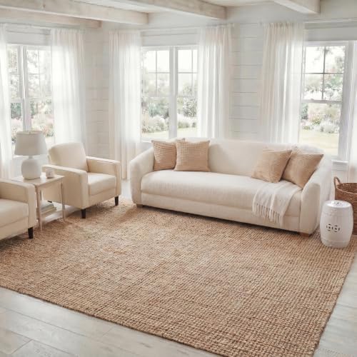 SAFAVIEH Area Rug 8x10 - Natural Fiber Collection - Large - Natur...