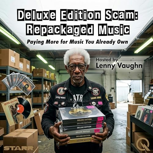 『Deluxe Edition Scam: Repackaged Music - Uncover the truth behind the hustle with Lenny Vaughn』のカバーアート
