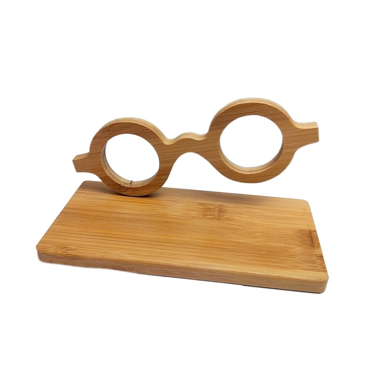 UNNS Kreatywny stojak na okulary ekspozycyjne okulary ekspozycyjny stojak na okulary stojak na okulary uchwyt na okulary drewno (kolor: B)