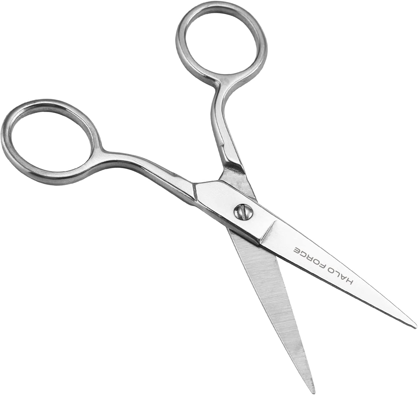 6” Sharp Embroidery Fabric Scissors, Forged Stainless Steel Small Heavy Duty Precision Point Tip Detail Sewing Shears for Dressmaker Tailor Cutting Thread, Yarn, Crafting