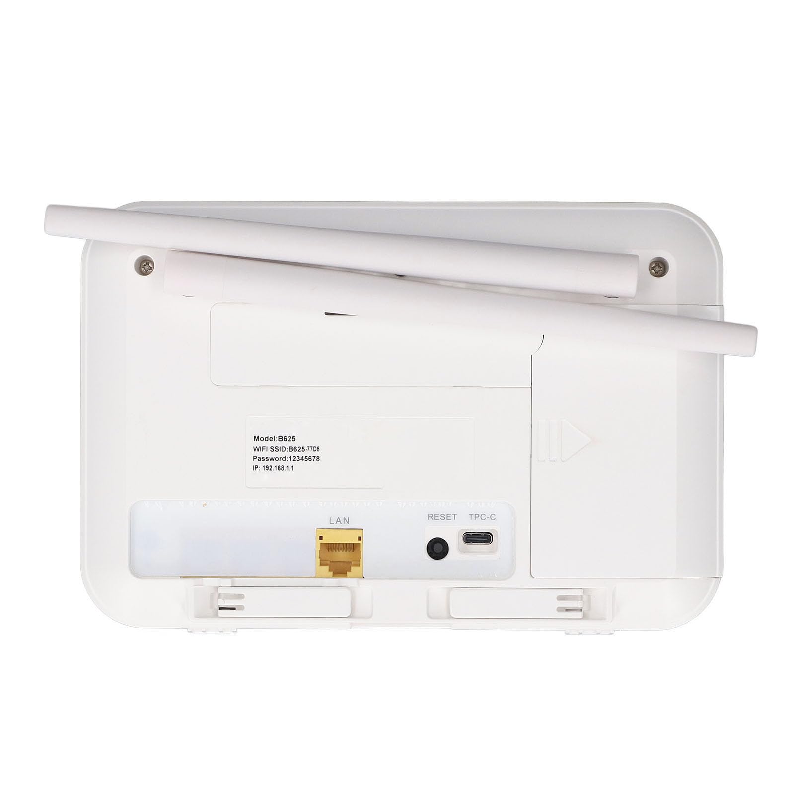 Router 4G 300Mbps con 4 Antenne, Slot per Scheda SIM Sbloccato, Porta LAN, 32 Utenti, per Casa, Ufficio, Esterno, Router CPE 4G 300Mbps (Spina europea)