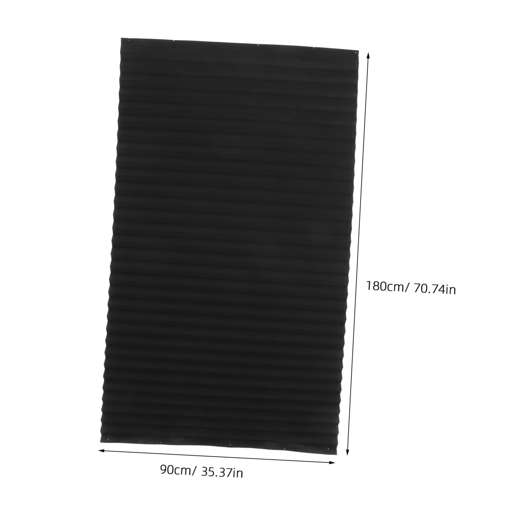 BUGUUYO 1set Adhesive Blackout Pleated Window Shades Self-stick Temporary Blinds for for Rvs and Home Privacy Easy Installation Complete Light Blockage