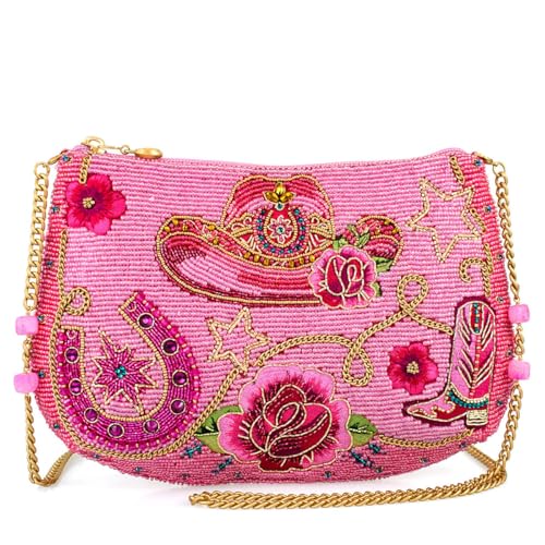 Mary Frances Rodeo Drive Crossbody Handbag, Pink