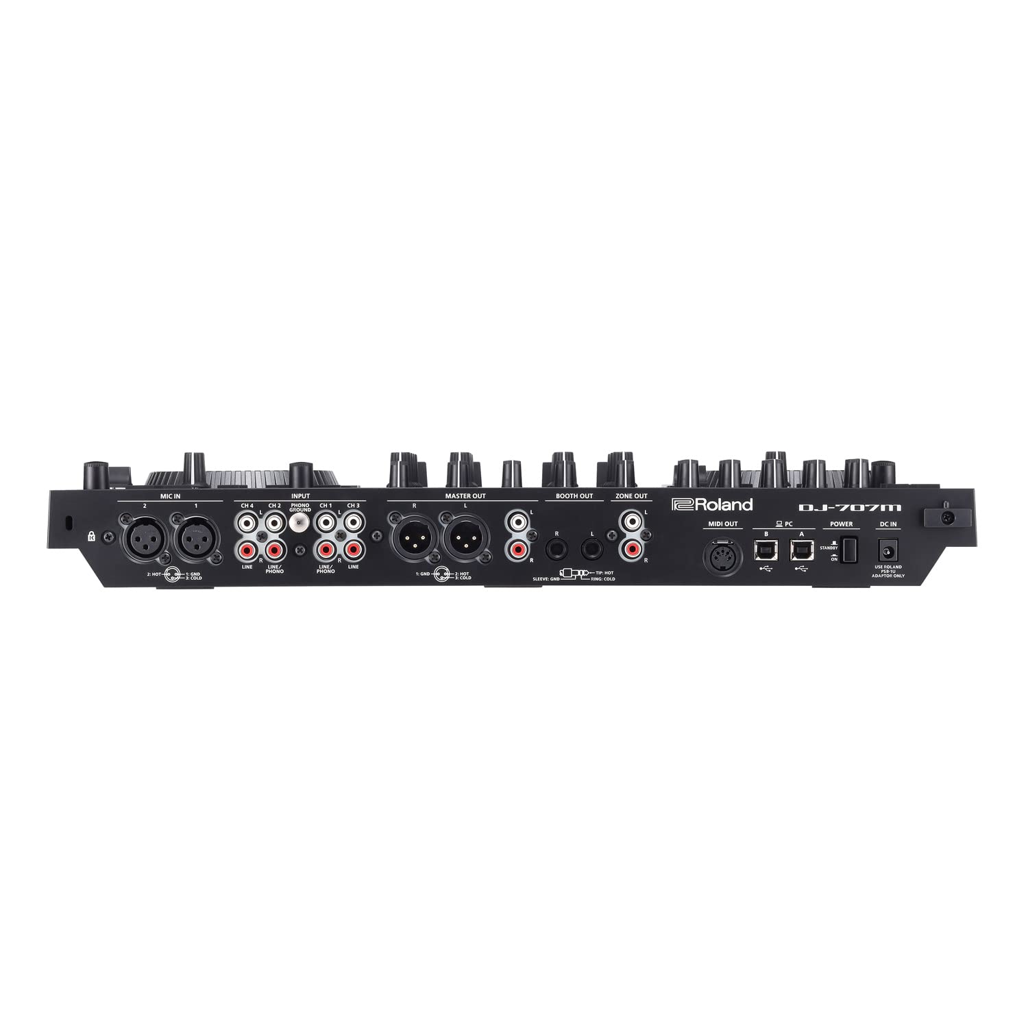 Roland D-J707M controlador móvil DJ Mezclador + keepdrum Soporte para ordenador portátil Plata