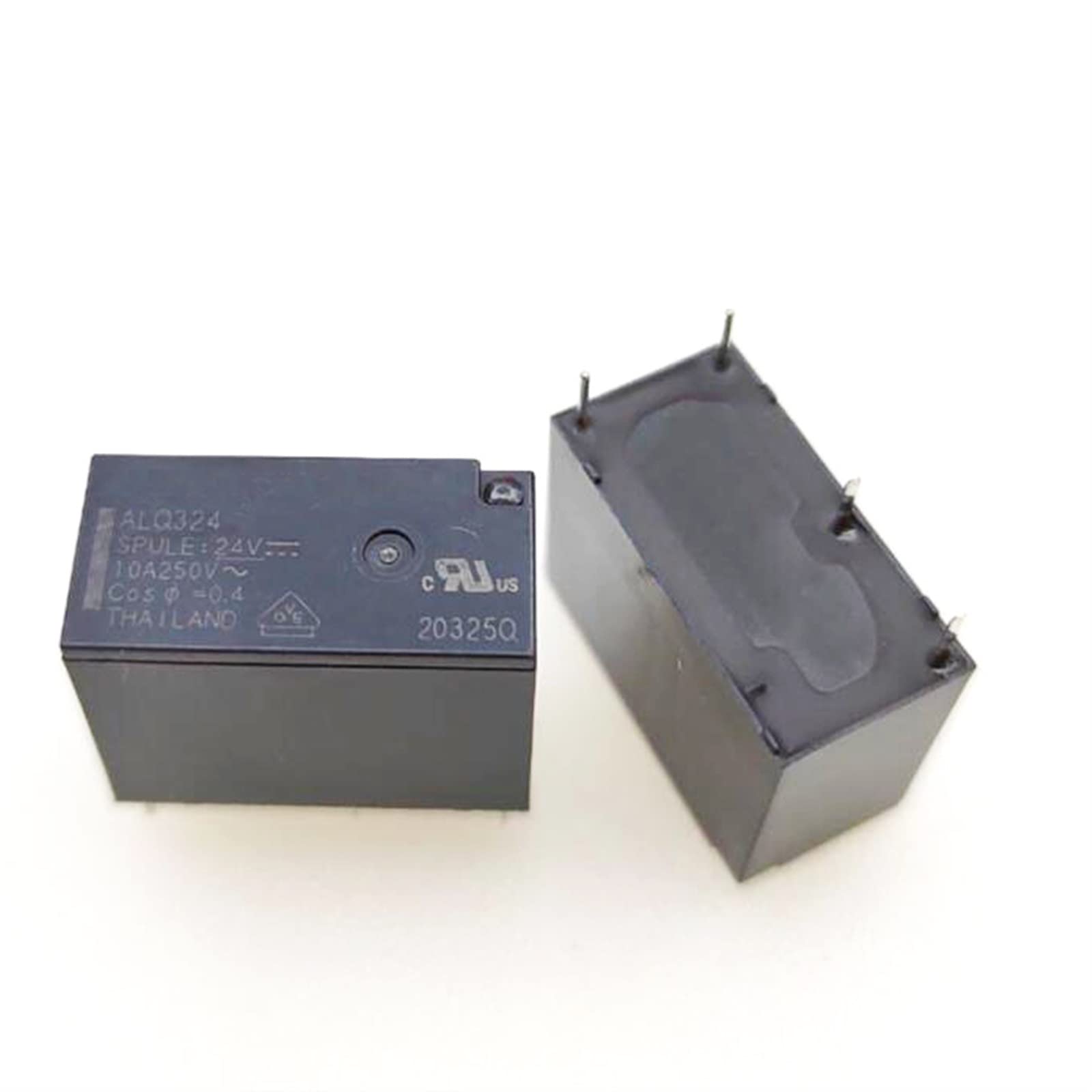 VDOQTLJT ALQ324 JQ1AP-24V-F 10A 250VAC DC24V 24VDC 24V Relay 4PIN