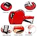 MX-5500 8 Digits Price tag Gun with 5000 Sticker Labels, Pricing Gun Kit for Office, Retail Shop, Grocery Store (A/Red)