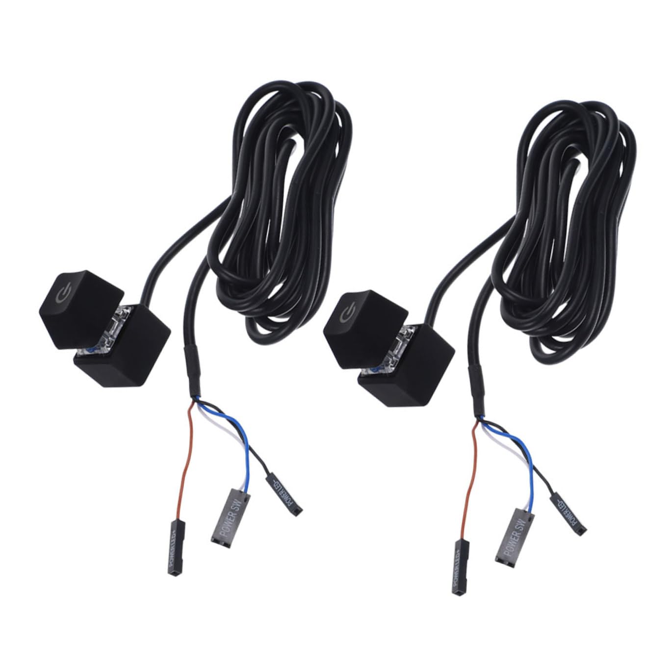 Accesorios de PC y botón de encendido para PC de escritorio con cable de extensión placa base 8